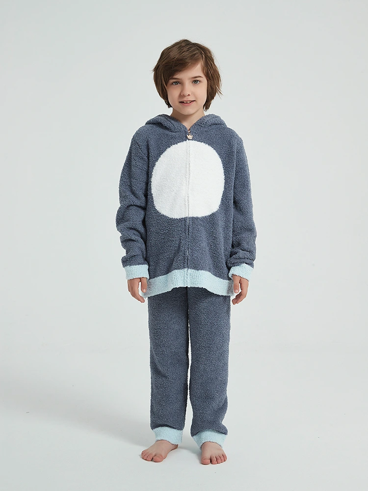 Boys Autumn and Winter Fleece Pajamas